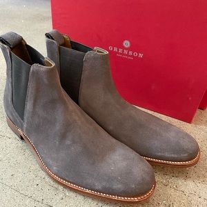 Grenson Declan Grey suede boot US 12